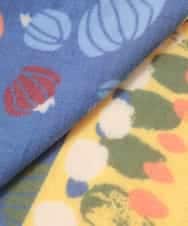 RP3AE05090 HIROKO BIS(ヒロコ ビス) 幾何プリント起毛ストール イエロー