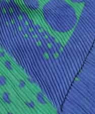 RP3AE06090 HIROKO BIS(ヒロコ ビス) ドットプリーツストール ブルー