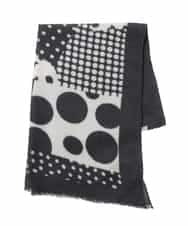 RP3AE06090 HIROKO BIS(ヒロコ ビス) ドットプリーツストール ブラック