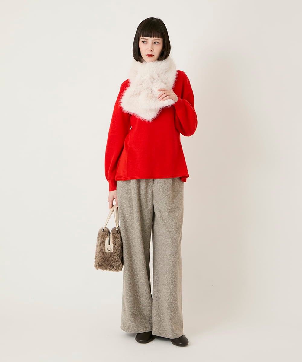 RP3AE08060 HIROKO BIS(ヒロコ ビス) ロングファーティペット ブラウン