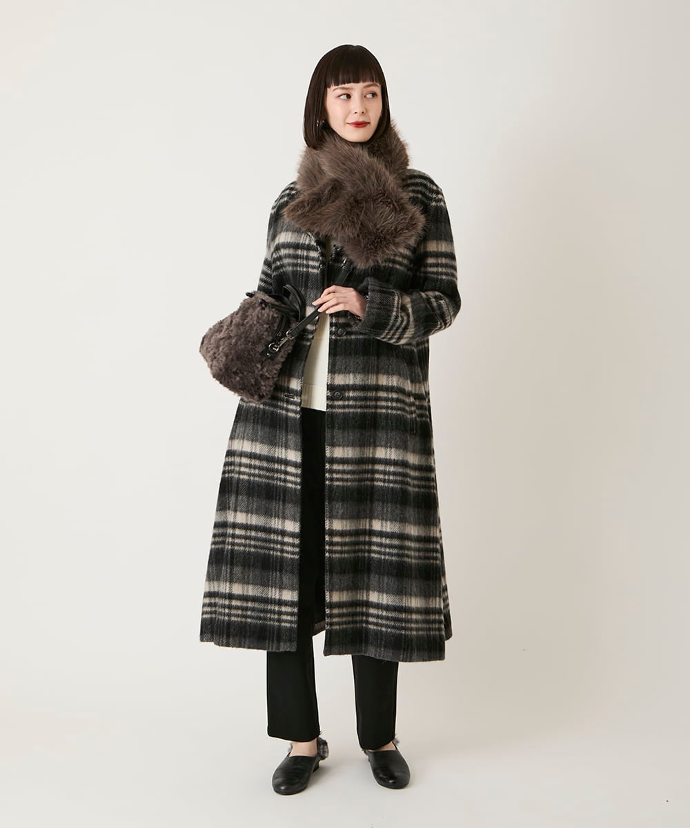 RP3AE08060 HIROKO BIS(ヒロコ ビス) ロングファーティペット ブラウン