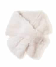 RP3AE08060 HIROKO BIS(ヒロコ ビス) ロングファーティペット アイボリー