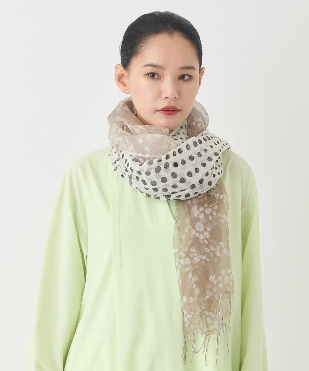 RP3DD05110 HIROKO BIS(ヒロコ ビス) シアードットストール ベージュ