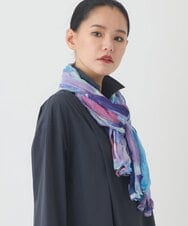 RP3DD06090 HIROKO BIS(ヒロコ ビス) ワッシャープリントストール ブルー