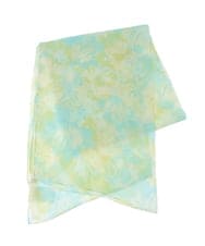 RP3EA13090 HIROKO BIS(ヒロコ ビス) ボタニカルシフォンプリーツストール /洗える サックスブルー