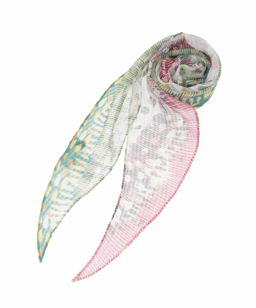 RP3ED25090 HIROKO BIS(ヒロコ ビス) 剣先プリントストール レッド