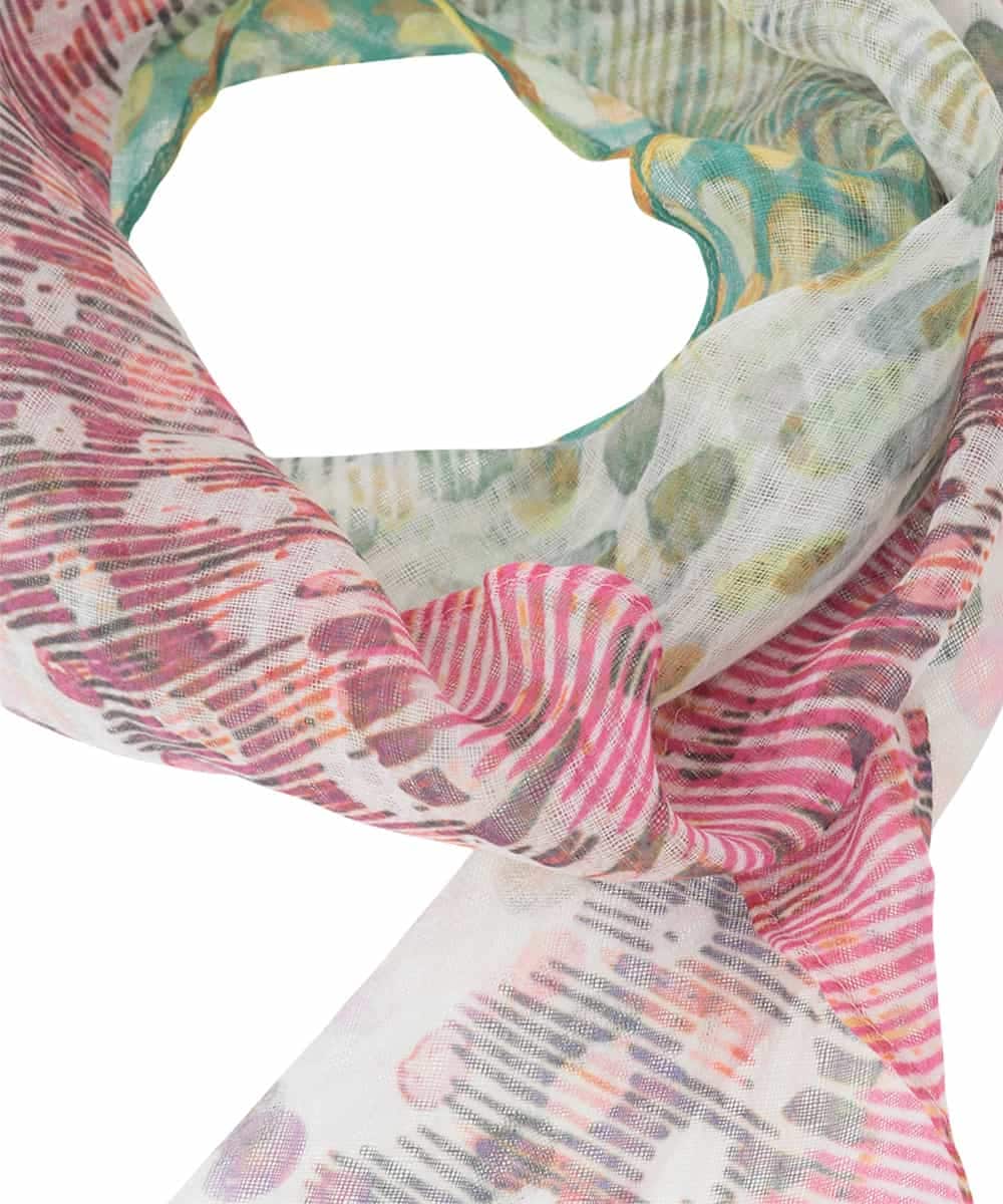 RP3ED25090 HIROKO BIS(ヒロコ ビス) 剣先プリントストール レッド