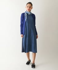 RP3FB05090 HIROKO BIS(ヒロコ ビス) ブロッキングプリントひし形ストール /洗える グリーン