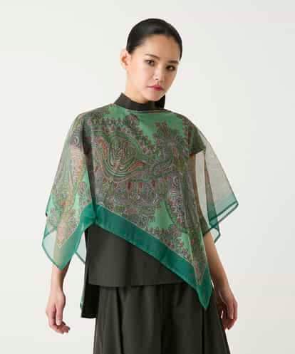 RP3FD05090 HIROKO BIS マルチウェイスカーフ柄プリントストール