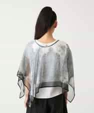 RP3FD05090 HIROKO BIS(ヒロコ ビス) マルチウェイスカーフ柄プリントストール ホワイト