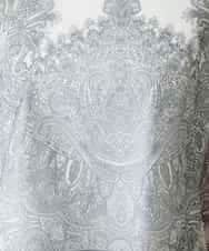 RP3FD05090 HIROKO BIS(ヒロコ ビス) マルチウェイスカーフ柄プリントストール ホワイト