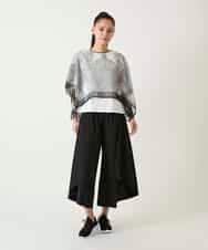 RP3FD05090 HIROKO BIS(ヒロコ ビス) マルチウェイスカーフ柄プリントストール ホワイト