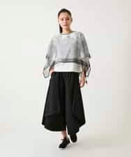 RP3FD05090 HIROKO BIS(ヒロコ ビス) マルチウェイスカーフ柄プリントストール ホワイト