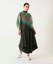 RP3FD05090 HIROKO BIS(ヒロコ ビス) マルチウェイスカーフ柄プリントストール ホワイト