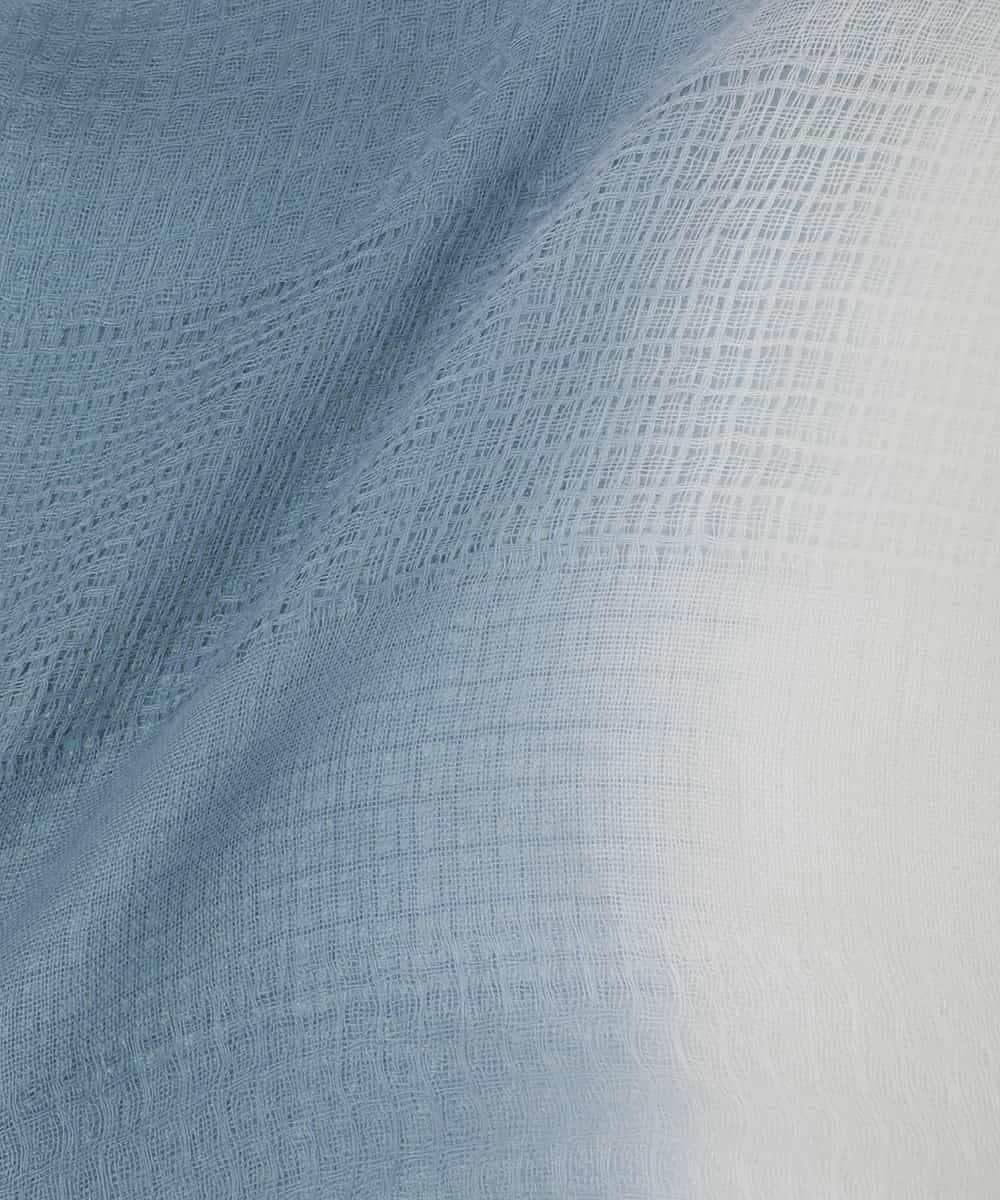 RP3FD06100 HIROKO BIS(ヒロコ ビス) ラミーグラデーションストール ライトブルー