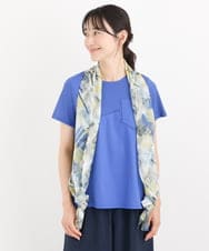 RP3HS04160 HIROKO BIS(ヒロコ ビス) 【洗える】マルチWAYジオメトリックパターンストール グリーン