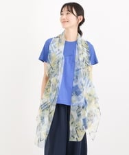 RP3HS04160 HIROKO BIS(ヒロコ ビス) 【洗える】マルチWAYジオメトリックパターンストール グリーン