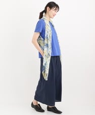 RP3HS04160 HIROKO BIS(ヒロコ ビス) 【洗える】マルチWAYジオメトリックパターンストール グリーン