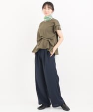 RP3HS04160 HIROKO BIS(ヒロコ ビス) 【洗える】マルチWAYジオメトリックパターンストール グリーン