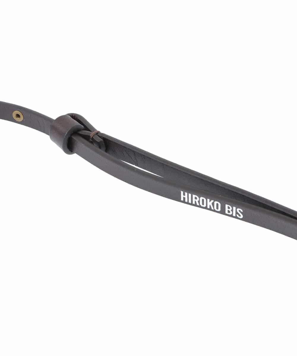 RP4JQ06110 HIROKO BIS(ヒロコ ビス) スタッズナローベルト ブラウン