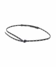 RP4JQ06110 HIROKO BIS(ヒロコ ビス) スタッズナローベルト ブラック