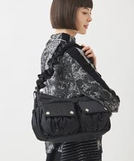 RP5AC05130 HIROKO BIS(ヒロコ ビス) ドロストホーボーショルダーバッグ ブラック