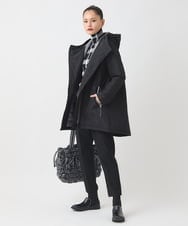 RP5AD07140 HIROKO BIS(ヒロコ ビス) ギャザーディテールトートバッグ シルバー