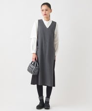 RP5AD09120 HIROKO BIS(ヒロコ ビス) ギャザーディテールショルダーバッグ ブラック