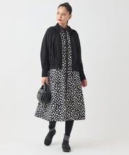 RP5AD09120 HIROKO BIS(ヒロコ ビス) ギャザーディテールショルダーバッグ ブラック