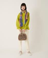 RP5AE10140 HIROKO BIS(ヒロコ ビス) 【2WAY】スクエアボアバッグ ダークグレー