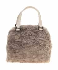 RP5AE10140 HIROKO BIS(ヒロコ ビス) 【2WAY】スクエアボアバッグ ブラウン