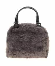 RP5AE10140 HIROKO BIS(ヒロコ ビス) 【2WAY】スクエアボアバッグ ダークグレー