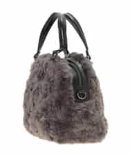 RP5AE10140 HIROKO BIS(ヒロコ ビス) 【2WAY】スクエアボアバッグ ダークグレー