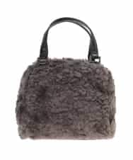 RP5AE10140 HIROKO BIS(ヒロコ ビス) 【2WAY】スクエアボアバッグ ダークグレー