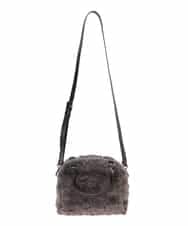 RP5AE10140 HIROKO BIS(ヒロコ ビス) 【2WAY】スクエアボアバッグ ダークグレー