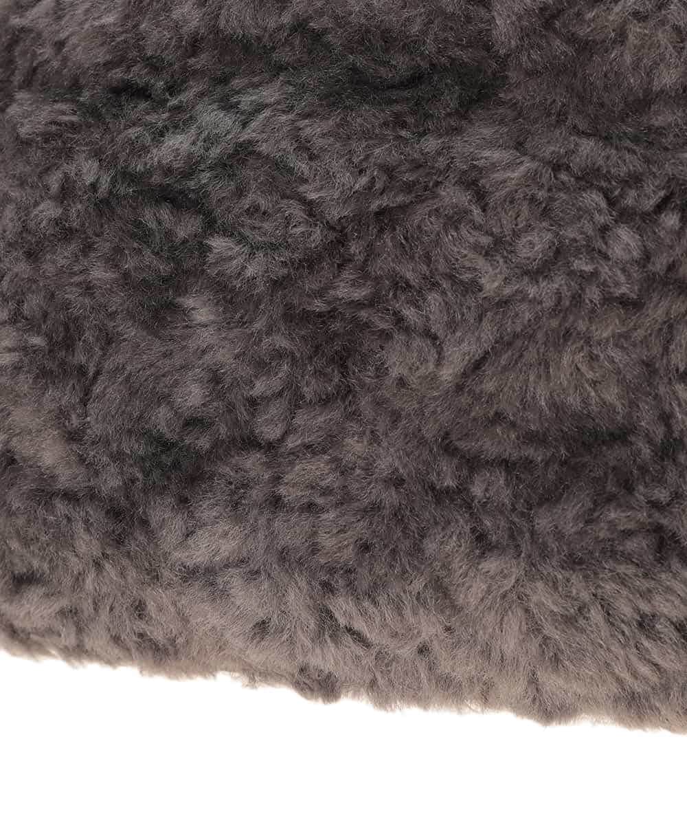 RP5AE10140 HIROKO BIS(ヒロコ ビス) 【2WAY】スクエアボアバッグ ダークグレー