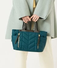 RP5AE12130 HIROKO BIS(ヒロコ ビス) 【2WAY】中綿キルトバッグ グリーン