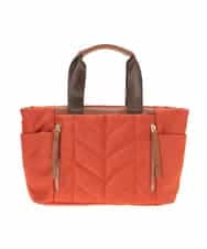 RP5AE12130 HIROKO BIS(ヒロコ ビス) 【2WAY】中綿キルトバッグ オレンジ