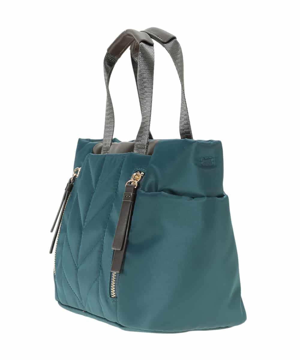 RP5AE12130 HIROKO BIS(ヒロコ ビス) 【2WAY】中綿キルトバッグ グリーン