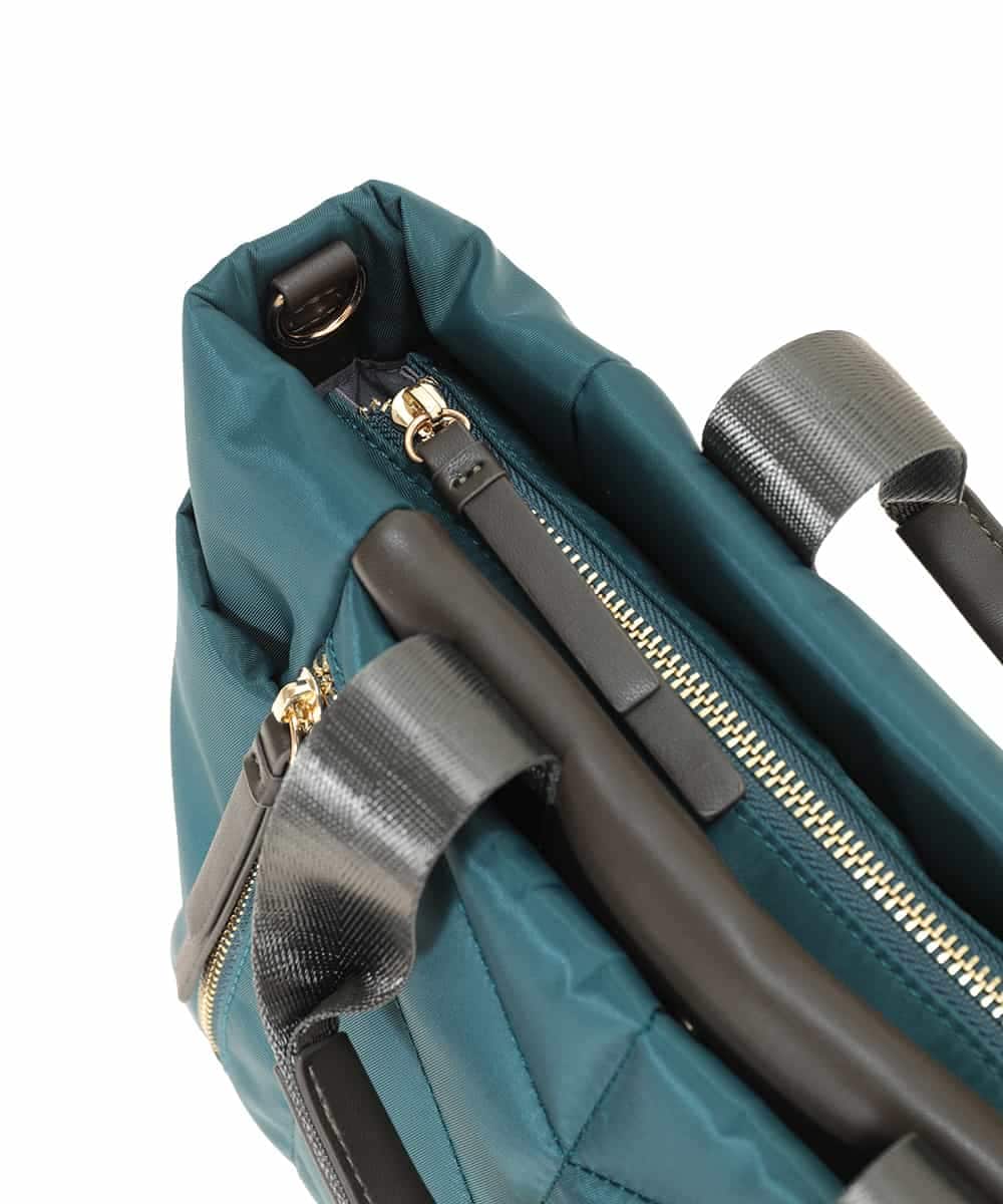 RP5AE12130 HIROKO BIS(ヒロコ ビス) 【2WAY】中綿キルトバッグ グリーン