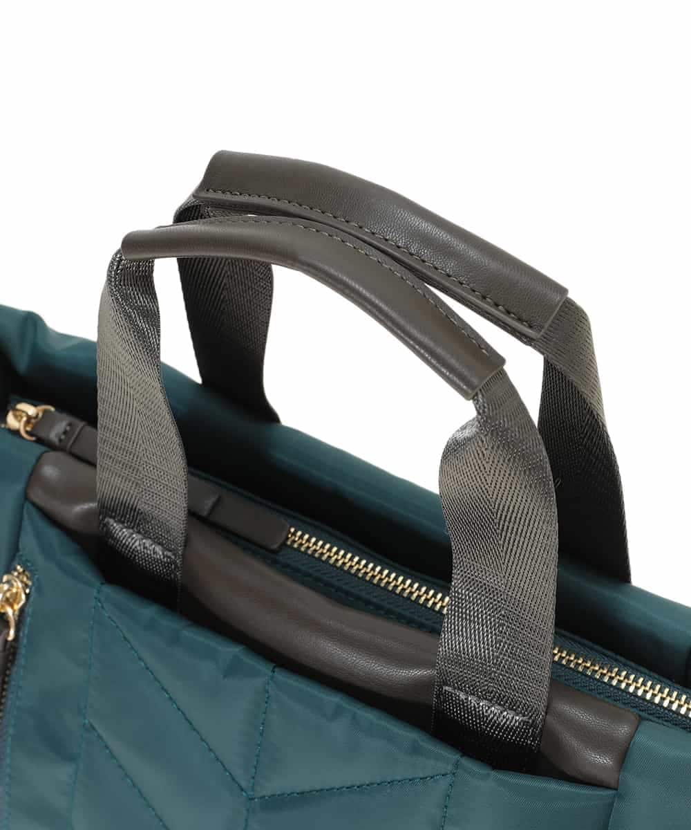 RP5AE12130 HIROKO BIS(ヒロコ ビス) 【2WAY】中綿キルトバッグ グリーン