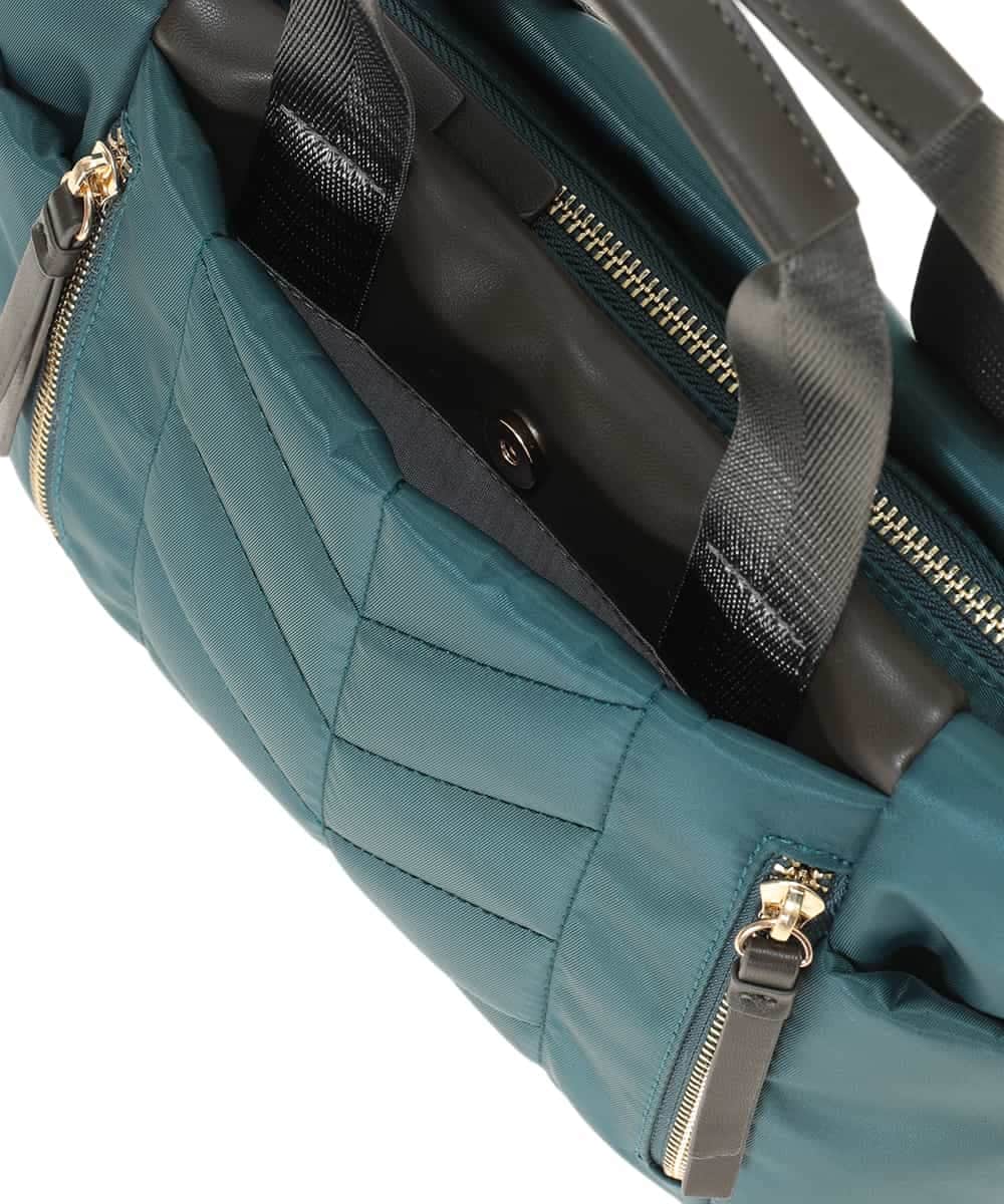 RP5AE12130 HIROKO BIS(ヒロコ ビス) 【2WAY】中綿キルトバッグ グリーン