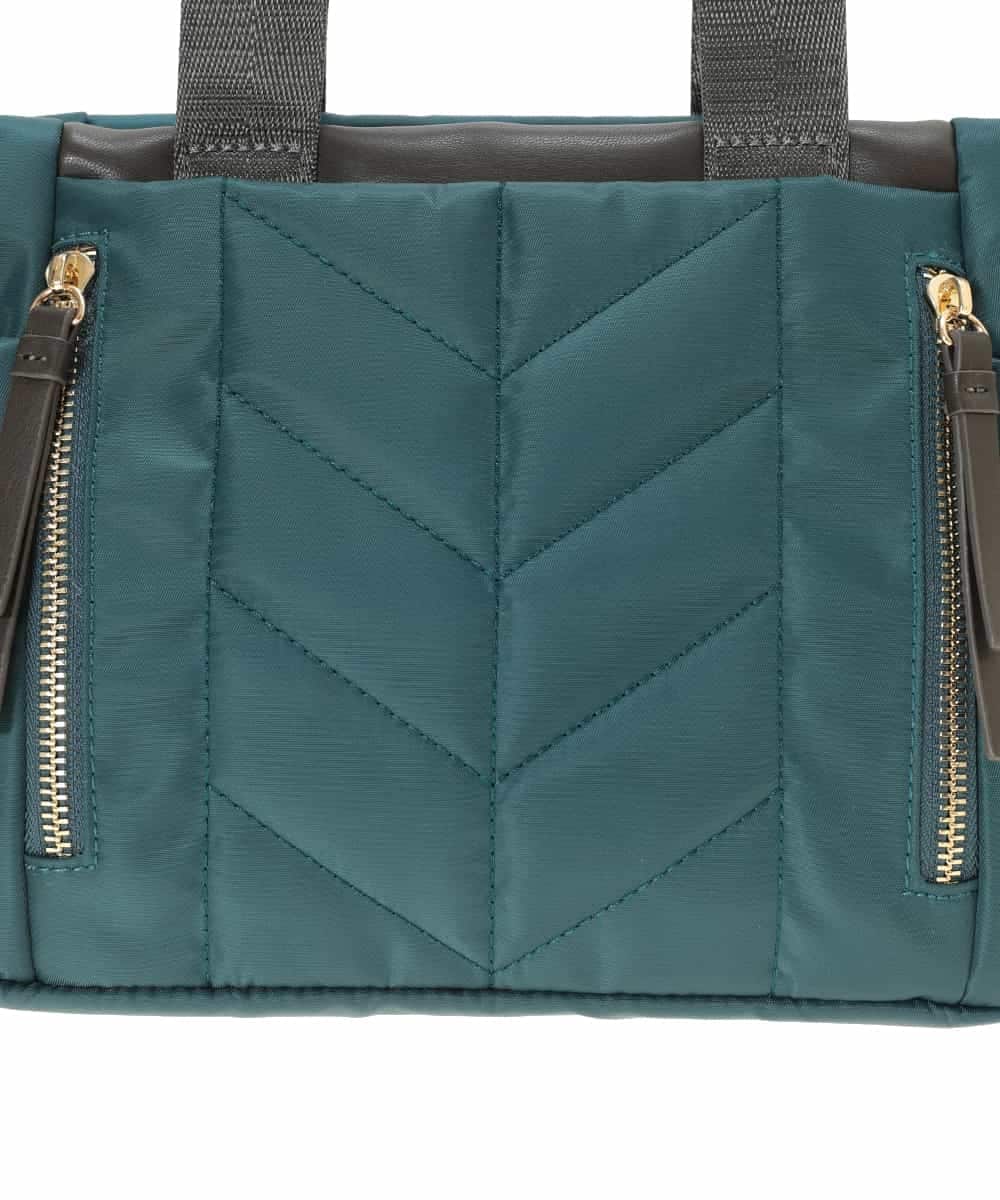 RP5AE12130 HIROKO BIS(ヒロコ ビス) 【2WAY】中綿キルトバッグ グリーン