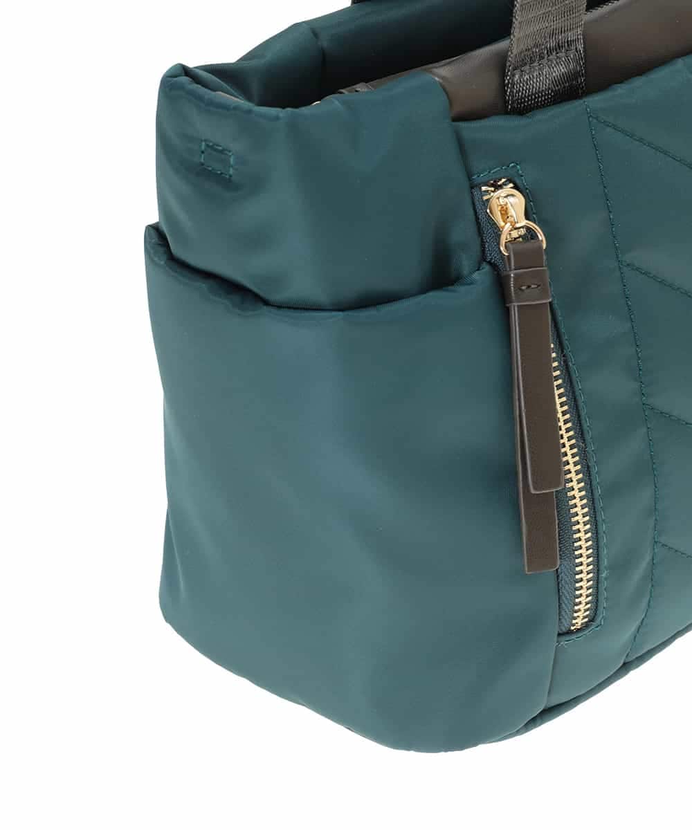 RP5AE12130 HIROKO BIS(ヒロコ ビス) 【2WAY】中綿キルトバッグ グリーン