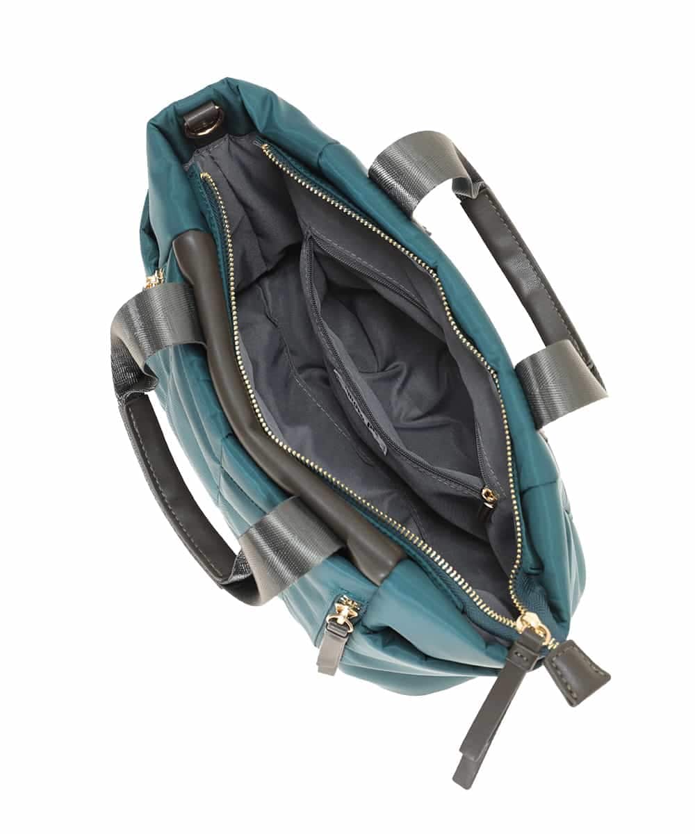 RP5AE12130 HIROKO BIS(ヒロコ ビス) 【2WAY】中綿キルトバッグ グリーン