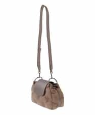 RP5AW09180 HIROKO BIS(ヒロコ ビス) ドットキルトショルダーバッグ ベージュ