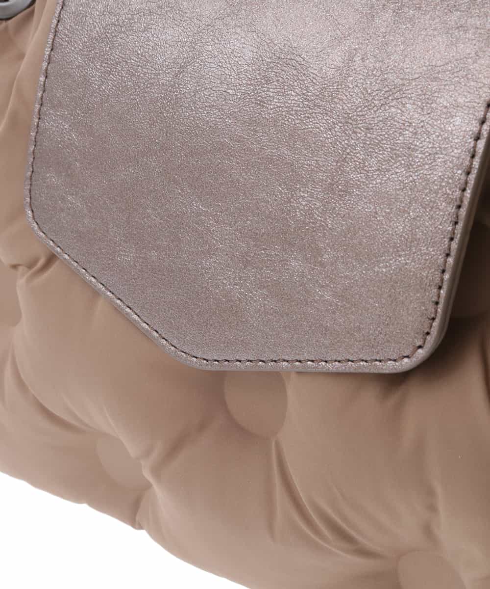 RP5AW09180 HIROKO BIS(ヒロコ ビス) ドットキルトショルダーバッグ ベージュ