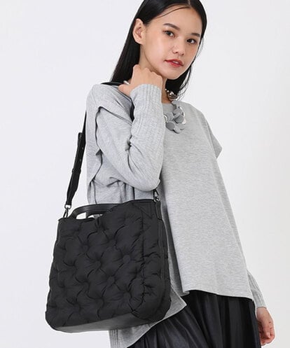 RP5AW10190  【2WAY】ドットキルトデザインバッグ