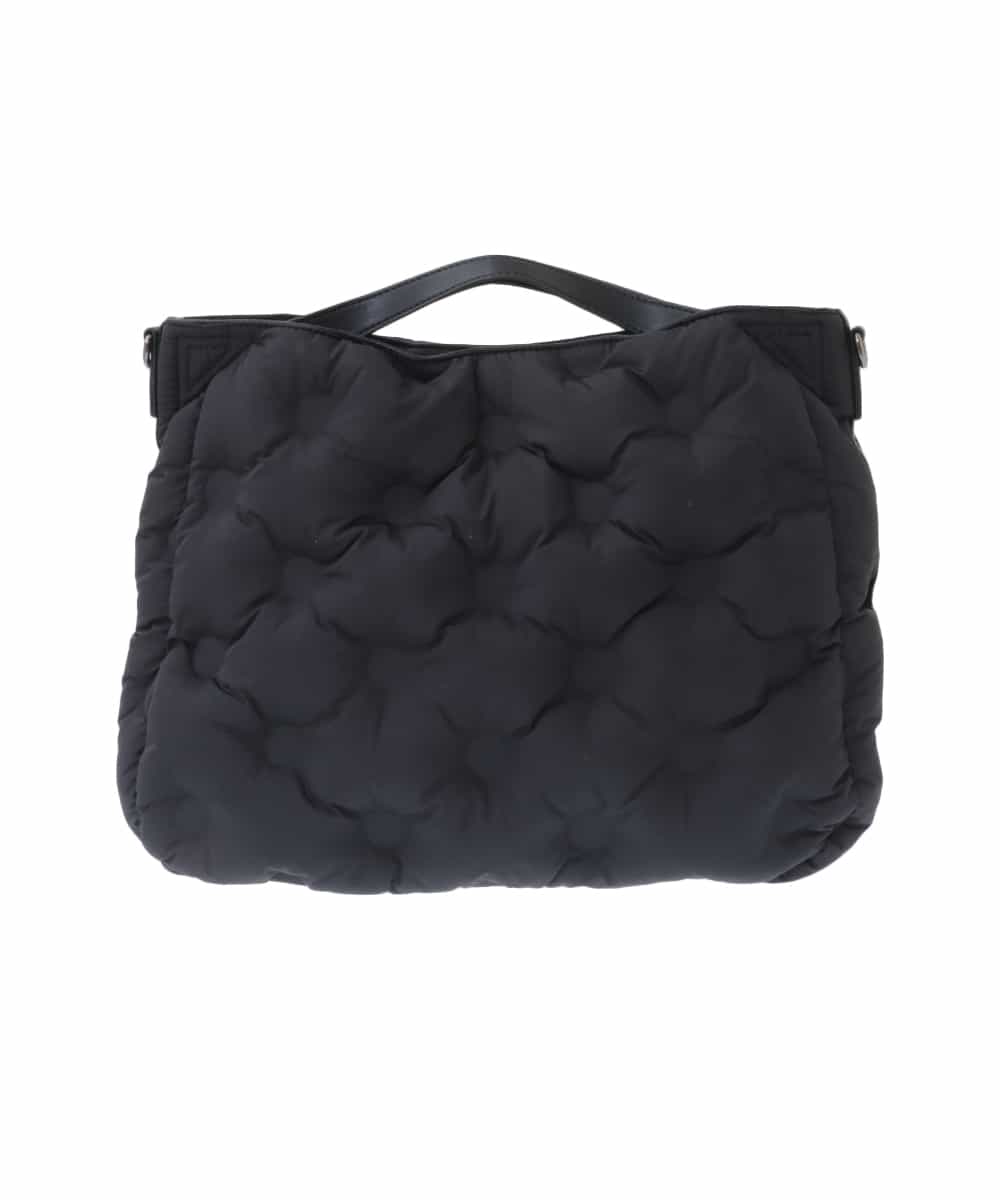 RP5AW10190 HIROKO BIS(ヒロコ ビス) 【2WAY】ドットキルトデザインバッグ ブラック