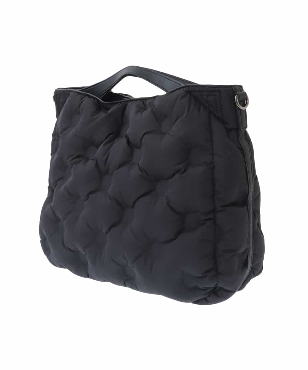 RP5AW10190 HIROKO BIS(ヒロコ ビス) 【2WAY】ドットキルトデザインバッグ ブラック